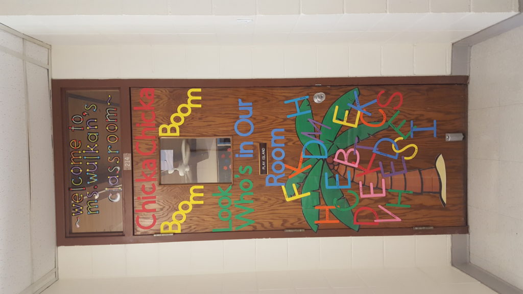 Preschool Classroom Door Decorations: Year 1-Year 2 - Farmin Teacher